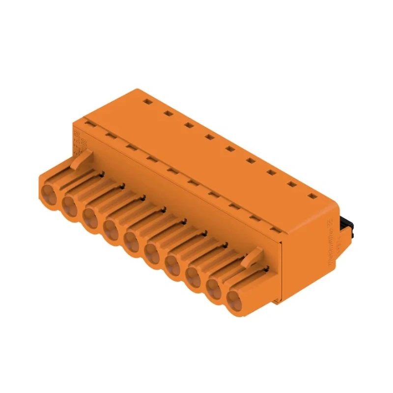 Weidmüller BL Series Pluggable Terminal Block, 10-Contact, 5.08 mm Pitch, 1 Row, 400V, 10A, Screw Connection 1013770000