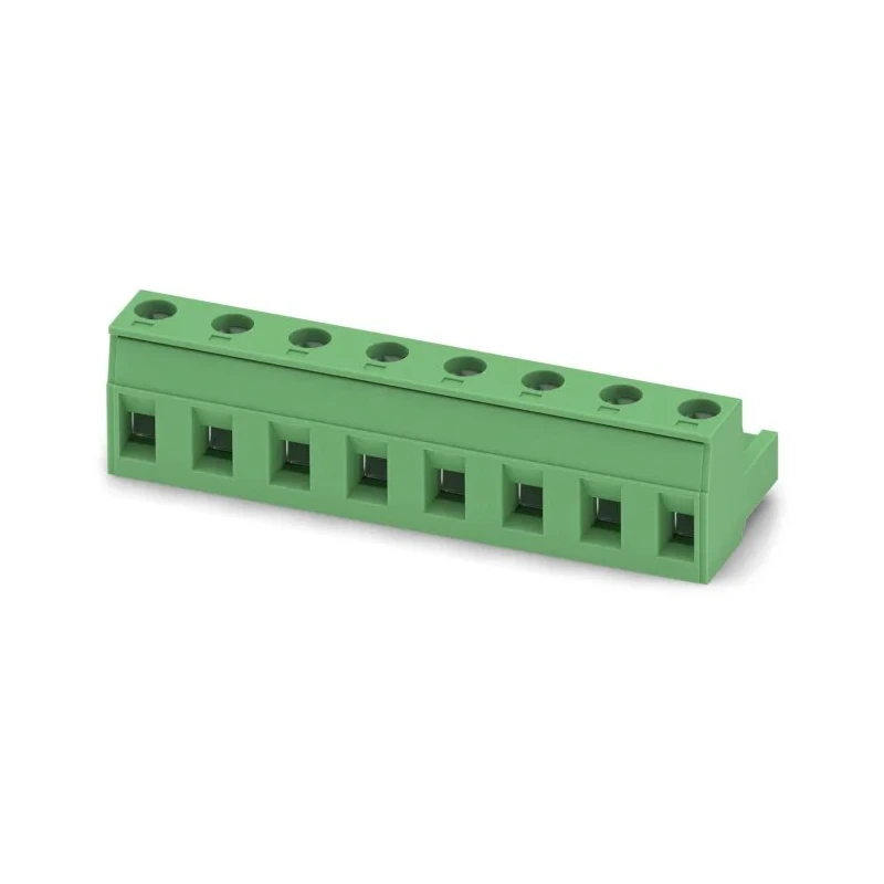 Phoenix Contact GMSTB 2.5/8-ST-7.62 Series Pluggable Terminal Block, 8-Contact, 7.62 mm Pitch, 1 Row, Screw 1767067