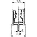 Schurter 10A PCB Mount Fuse Holder, 250V ac 0031.8201