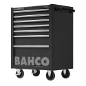 Bahco 7 Drawer Wheeled Tool Trolley Solid Steel 763mm x 501mm x 956mm Load Capacity 600kg 1475K7BLACK