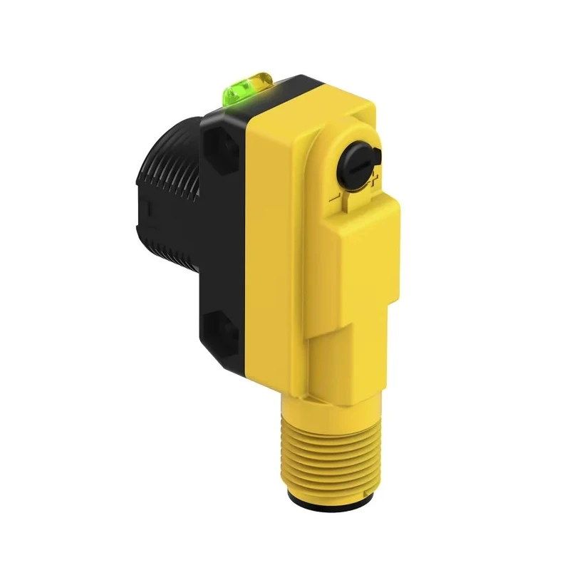 Banner Diffuse Photoelectric Sensor Block Sensor, 43 mm Detection Range, NPN Output, IP67 Rated QS18VN6CV45Q8