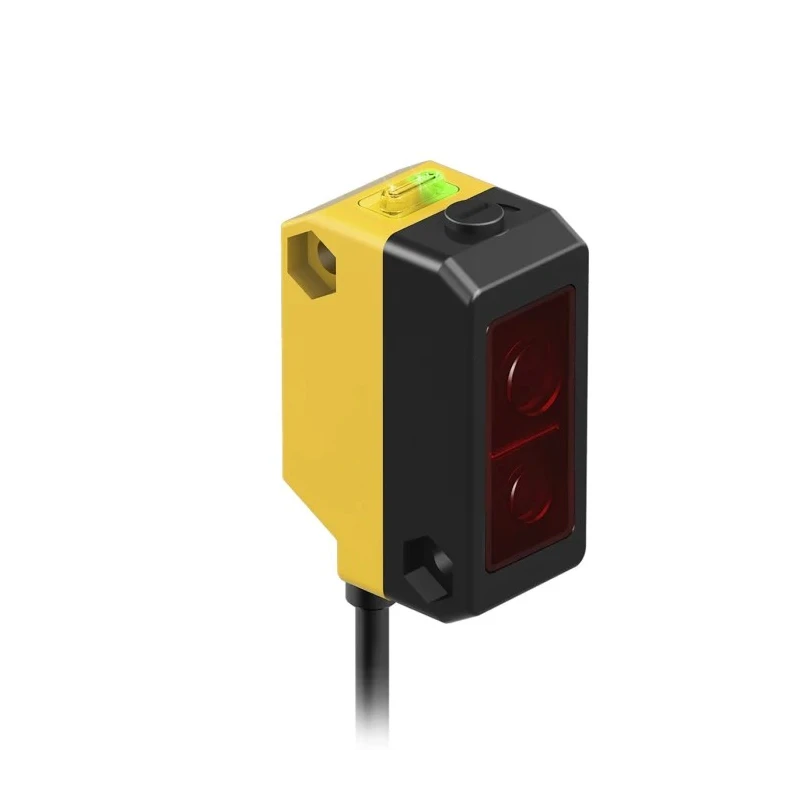 Banner Through Beam Photoelectric Sensor, Block Type, 100 mm Detection Range, NPN Output, Threaded Mount, IP67 QS18VN6AF100