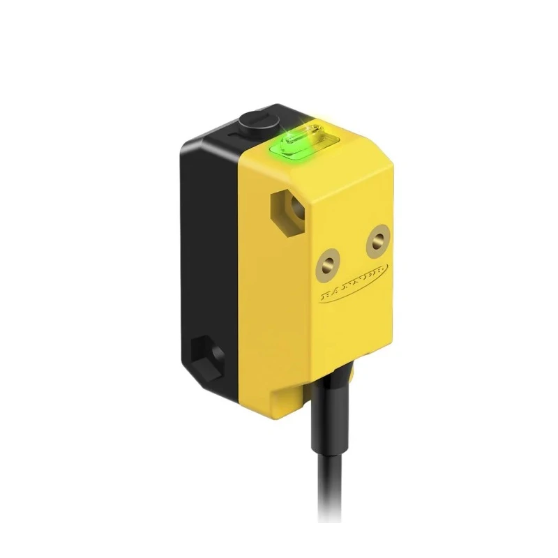 Banner Through Beam Photoelectric Sensor, Block Type, 100 mm Detection Range, NPN Output, Threaded Mount, IP67 QS18VN6AF100