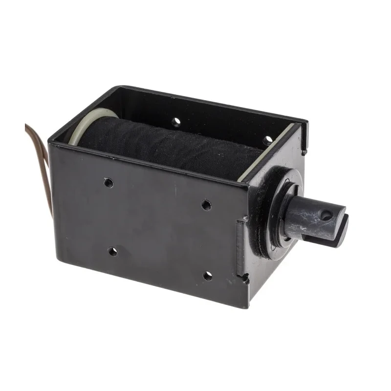 RS PRO Pull Action DC D-Frame Linear Solenoid 24V DC 84 mm Length 52 mm Width 58 mm Depth 177-0133