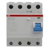 ABB F200 Series Residual Current Circuit Breaker, 40A, 4-Pole, 30 mA, Type A, 1 kA 2CSF204401R1400 F204 A-40/0,03 AP-R