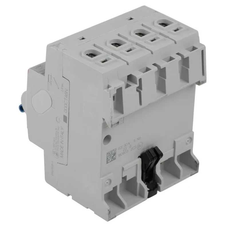 ABB F200 Series Residual Current Circuit Breaker, 40A, 4-Pole, 30 mA, Type A, 1 kA 2CSF204401R1400 F204 A-40/0,03 AP-R