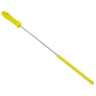 Vikan Industrial Yellow Bottle Brush 3 mm Bristle Length x 480 mm Overall Length x 10 mm Brush Diameter Model 53756