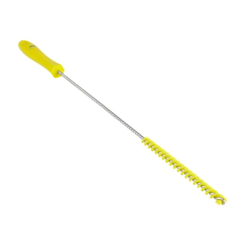 Vikan Industrial Yellow Bottle Brush 3 mm Bristle Length x 480 mm Overall Length x 10 mm Brush Diameter Model 53756