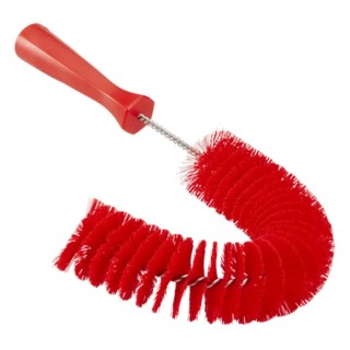 Vikan Red Scrubbing Brush with Polyester Bristle Material 20mm Width 360mm Length 55mm Height 53724