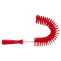 Vikan Red Scrubbing Brush with Polyester Bristle Material 20mm Width 360mm Length 55mm Height 53724