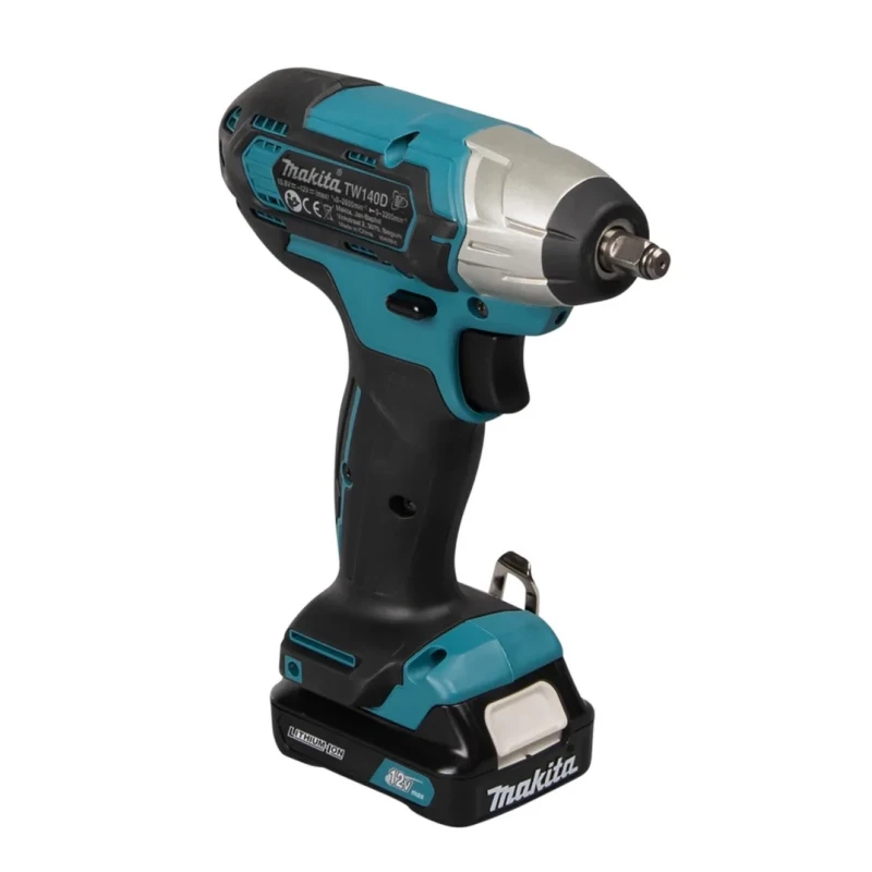 Makita Cordless Body Only Impact Wrench 12V, Brushed Motor, 140Nm Torque, 2600rpm Speed TW140DZ