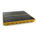 RS PRO Polyethylene Spill Control Workfloor 240 L Capacity Yellow 177-2744