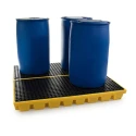 RS PRO Polyethylene Spill Control Workfloor 240 L Capacity Yellow 177-2744