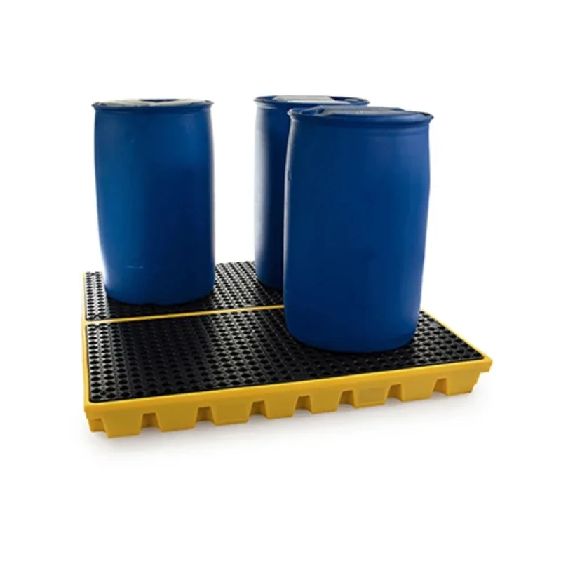 RS PRO Polyethylene Spill Control Workfloor 240 L Capacity Yellow 177-2744
