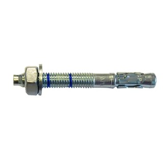 RS PRO Stainless Steel Through Bolt 20 x 170 mm Thread Size, Bright Zinc Plated Finish 177-6956