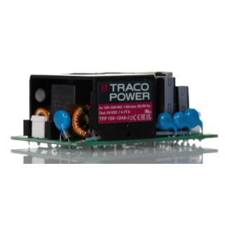 TRACOPOWER Switching Power Supply Chassis Mount 24V DC, 100W, 85V-264V AC Input, TPP 100-124A-J