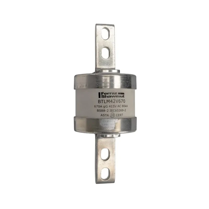 Mersen 670A Bolted Tag Fuse C3 415V AC High Speed Central Bolted Tag Fuse-links gG 133 mm N226332 / BTLM42V670