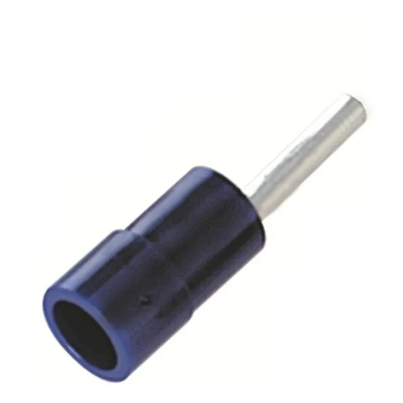 RS PRO Insulated Crimp Pin Connector 16 AWG to 14 AWG 1.9 mm Pin Diameter 12 mm Pin Length Blue 178-8419