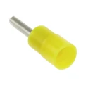 RS PRO Insulated Crimp Pin Connector 12 AWG to 10 AWG, Yellow, Nylon Insulation, 2.8 mm Pin Diameter, 14 mm Pin 178-8422