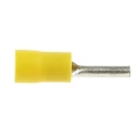 RS PRO Insulated Crimp Pin Connector 12 AWG to 10 AWG, 2.8 mm Pin Diameter, 14 mm Pin Length, Yellow 178-8426