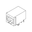 Molex RJ45 Connector Female Through Hole Cat3 Cat4 Unshielded Right Angle 1 Port 8 Way 