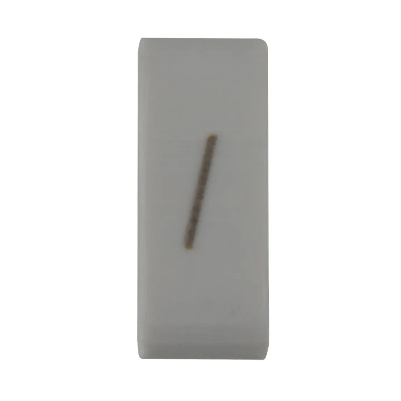 HellermannTyton Pre-Printed Slide-On Cable Marker, Black Legend "/", White PVC Material, 1.8 mm to 6.3 mm Cable HODS85