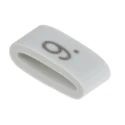 HellermannTyton Slide-On Pre-Printed Cable Marker, Black Legend "9", White PVC Material, 1.8 mm to 6.3 mm Cable HODS85