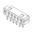 Molex CLIK-Mate Series Right Angle Through Hole PCB Socket, 4-Contact, 1 Row, 2 mm Pitch 52418-0410