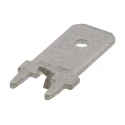 Molex Silver Uninsulated Male Spade Connector with Solder Termination, 6.35 x 0.81 mm Tab Size 19705-4001