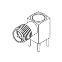 Molex 73391 Series Subminiature SMA Coaxial Connector PCB Female 50 Ω Right Angle Body Solder 73391-0320