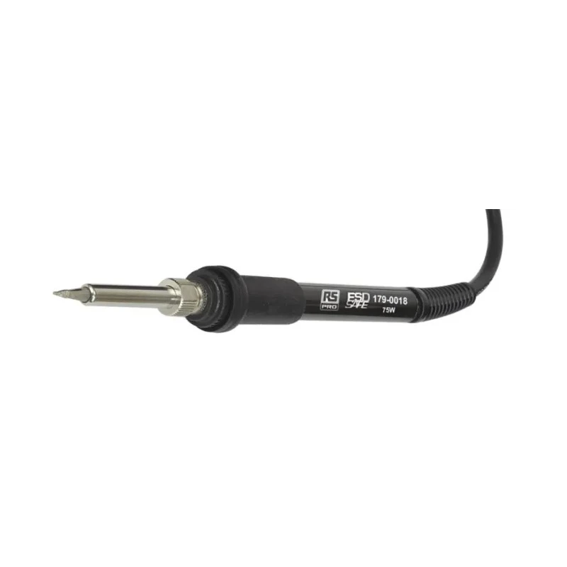 RS PRO Electric Soldering Iron, 26V Input Voltage, 75W Power Rating, for Use with Soldering Stations 179-0018