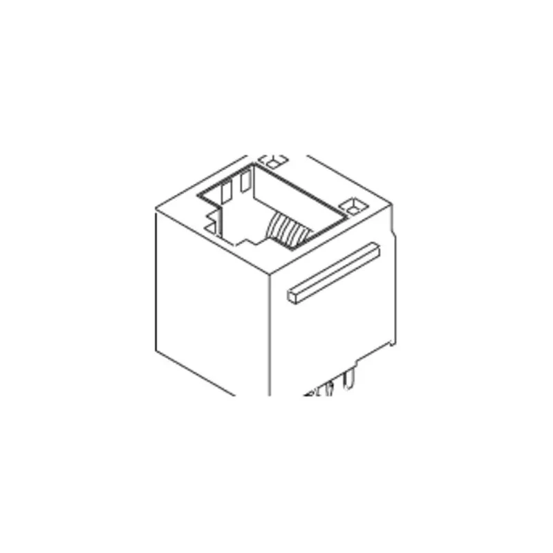 Molex RJ45 Cat5e Shielded Female Modular Jack Ethernet Connector, Through Hole, Vertical Orientation, 1 Port 8 Way RJ45
