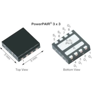 Vishay Siliconix Dual TrenchFET 2 N-Channel Power MOSFET, 30 A, 30 V, Enhancement Mode, 8-Pin PowerPAIR 3 x 3 SiZ348DT-T1-GE3