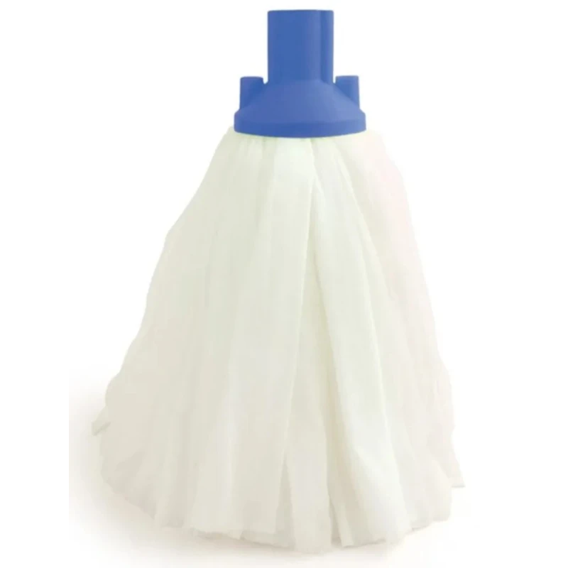 RS PRO Non-Woven Blue Mop Head 178-7652, Highly Absorbent, Colour Coded, Lightweight, Italy Origin