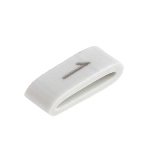 HellermannTyton Slide-On Cable Marker Black White Polyvinyl Chloride Material 6.3 mm Max Cable Diameter 1.8 mm Min HODS85