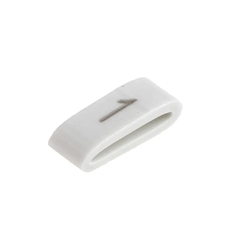HellermannTyton Slide-On Cable Marker Black White Polyvinyl Chloride Material 6.3 mm Max Cable Diameter 1.8 mm Min HODS85