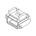 Molex 501953 Series Right Angle Surface PCB Socket, 3-Contact, 1 Row, 1 mm Pitch, 12A, 50V, Nylon Housing 501953-0307
