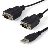 StarTech.com RS232 Interface Converter Dual Port USB 2.0 Type-A to D Sub Connector 921.6 kbps