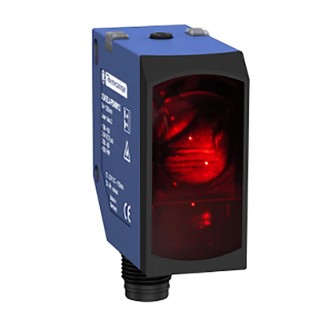 Telemecanique Sensors Diffuse Photoelectric Sensor Compact Style 1.2 m Detection Range PNP Output IP67 IP69K XUK5LAPSMM12