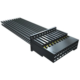Samtec Ribbon Cable Assembly Double Row Teflon Double Row PVC 1.27 mm Pitch SFSD-05-28-H-10.00-SR