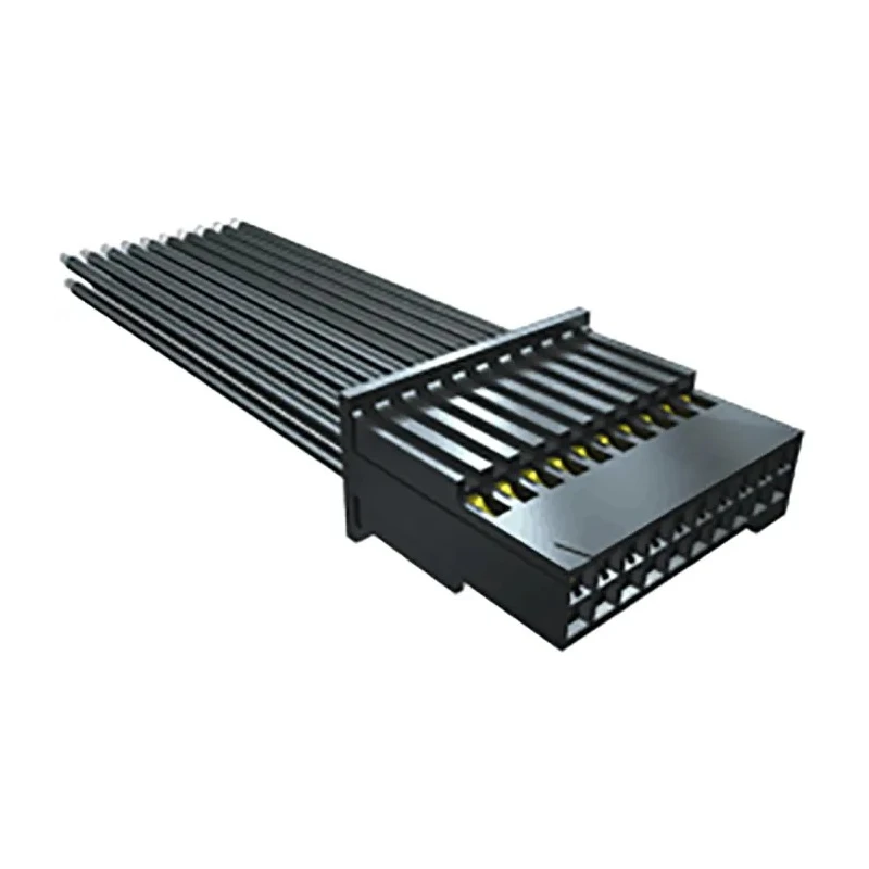 Samtec Ribbon Cable Assembly Double Row Teflon Double Row PVC 1.27 mm Pitch SFSD-05-28-H-10.00-SR