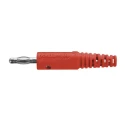 Schutzinger Red Male Banana Plug, 4 mm Connector, Screw Termination, 33 V ac, 70 V dc, 32A, Nickel Plating FK 8 S Ni / RT