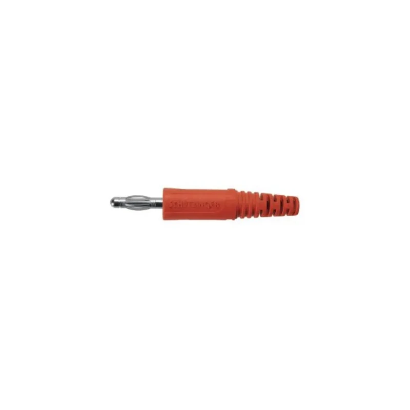 Schutzinger Blue Male Banana Plug, 4 mm Connector, Screw Termination, 70V dc, 32A, Nickel Plating FK 9 S Ni / BL