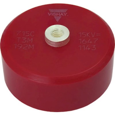 Vishay Single Layer Ceramic Capacitor 560 pF 34kV DC ±20% N4700 Dielectric Moulded Epoxy Screw Terminal 85°C 715C50KTT56M5
