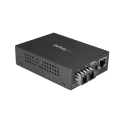 StarTech.com Ethernet to Fibre Media Converter 1Gbps, 2 Ports, RJ45 & SC, Multimode Fibre, Full Duplex 550m 