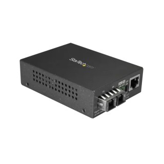 StarTech.com Ethernet to Fibre Media Converter 1Gbps, 2 Ports, RJ45 & SC, Multimode Fibre, Full Duplex 550m 