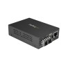 StarTech.com Ethernet to Fibre Media Converter 1Gbps, 2 Ports, RJ45 & SC, Multimode Fibre, Full Duplex 550m