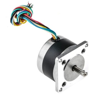 RS PRO Hybrid Unipolar Stepper Motor 4 V, 0.288 Nm Holding Torque, 1.8 Degree Step Angle, 56.4 x 56.4 mm Frame 180-5280
