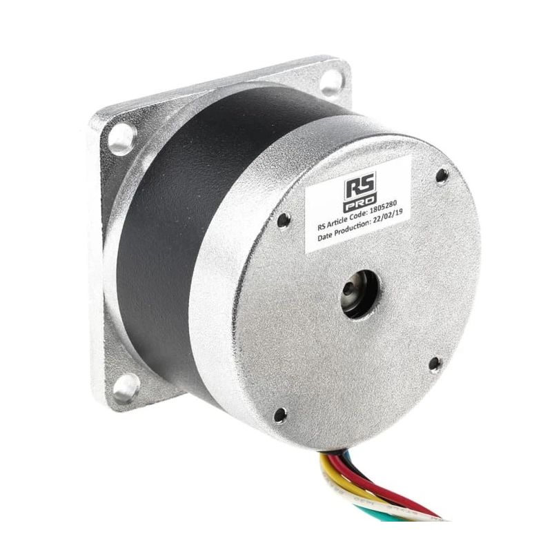 RS PRO Hybrid Unipolar Stepper Motor 4 V, 0.288 Nm Holding Torque, 1.8 Degree Step Angle, 56.4 x 56.4 mm Frame 180-5280