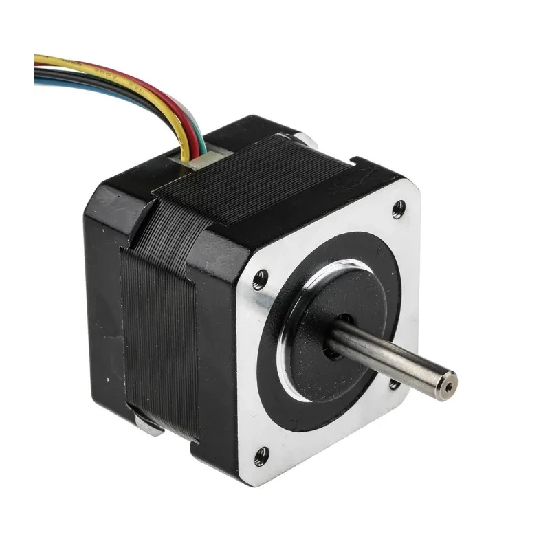 RS PRO Unipolar Hybrid Stepper Motor 9.6 V, 0.158 Nm Holding Torque, 1.8° Step Angle, 42.3 x 42.3 mm Frame, 5 mm 180-5278